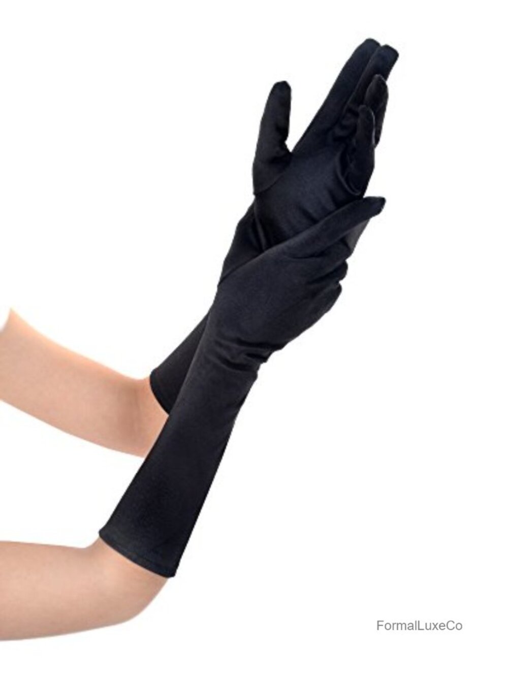 Satin Opera Gloves Long Stretchy Evening Party Cosplay Bridal